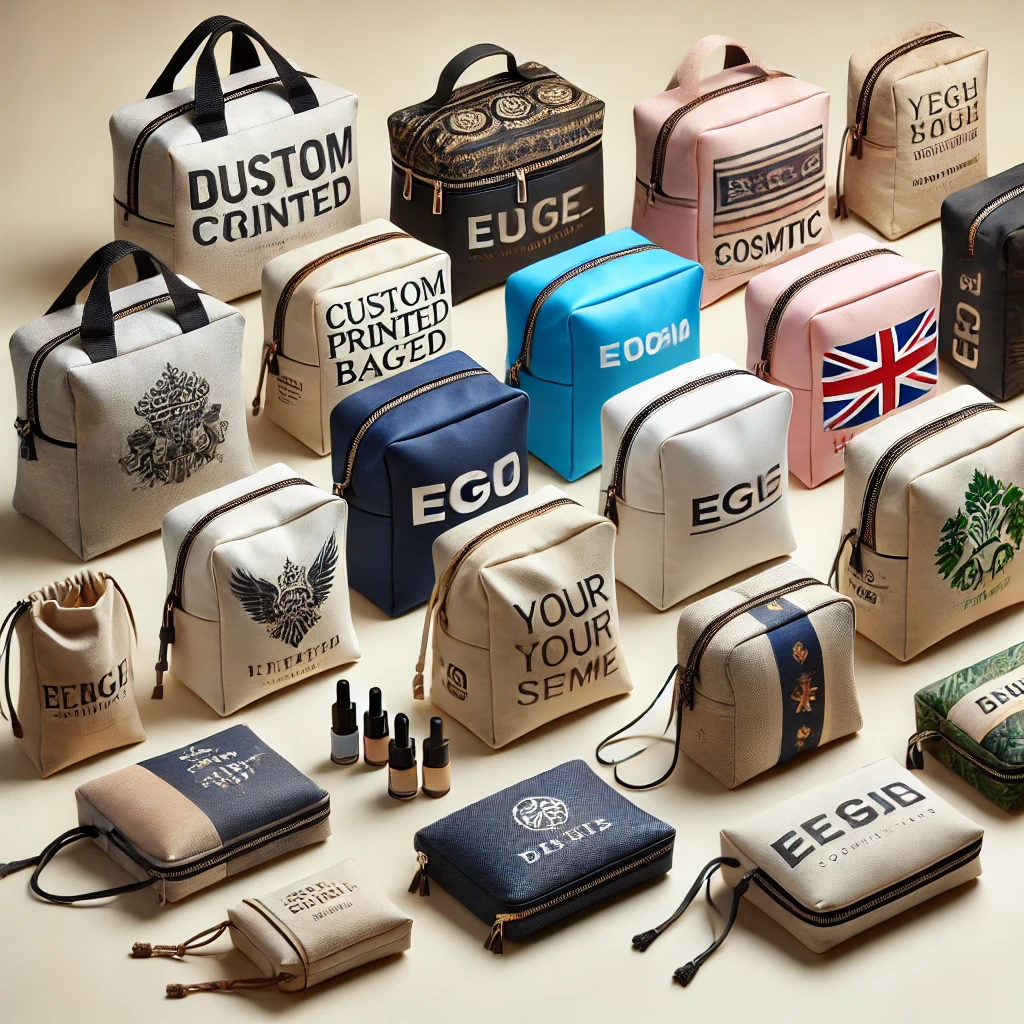 Custom printed cosmetic bags