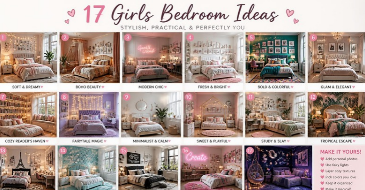 17 Girls Bedroom Ideas That Work in Real UK Homes